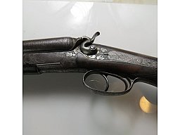 FN Damaststahl Hahnflinte Doppelflinte Kal.: 12