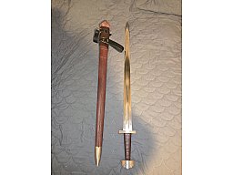 Langschwert scharf mit Scheide