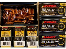 120 St. bleifreie Geschosse Barnes TAC-XP für .357 SIG Dia. .355", 125 gr