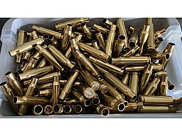 .308 Win STARLINE Hülsen - gezündert mit Magtech Large Rifle Primer (250neu und 50 einmal gefeuert)