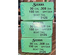 300 Sierra Geschosse .30 150grs