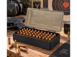 Patronenbox für 50 Patronen 9 mm Luger / 9x19 / 9mm Parbellum uvm.