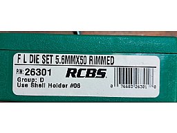 5,6x50R RCBS Langwaffenmatrizensatz Full Length Rifle 2-Die-Set