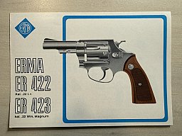 Bedienungsanleitung Revolver Erma ER 422 / ER 423 - NEU