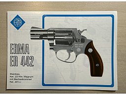 Bedienungsanleitung Revolver Erma ER 442 - NEU