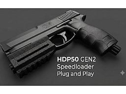HDP 50 GEN 2 Speedloader Plug & Play T4E Umarex – 5-6 Schuss Zusatzmagazin PETG Tactical Extension