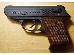 Gut erhalten: SRS, PTB, Gas / Knall / Platz Pistole Röhm RG 9 ("Walther PPK"), 8 mm Knall