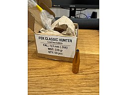 Fox Classic Hunter Geschosse 9,3mm (.366) 220 gr 51st.
