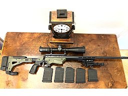 Savage Axis II Precision .308 Win mit Burris XTR II 5-25x50, Zweibein, Mündungsbremse u. 5 Magazinen