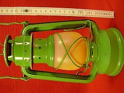 Originale Feuerhand Petroleum Bunkerlampe