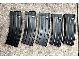 5 Stück VFC HK 416 M4 AR15 M16 GBB Gas Magazin V3