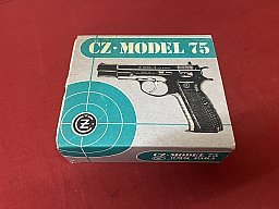 Originale Box für eine CZ Modell 75, Kaliber 9 mm Para.