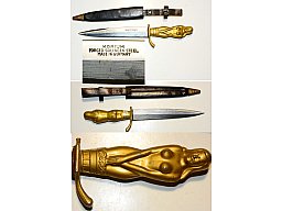 deutsches Kampfmesser, wie WK1 Muster, Export