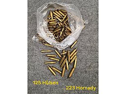 ca. 125 Stück leere Hülsen .223 Hornady für Wiederlader