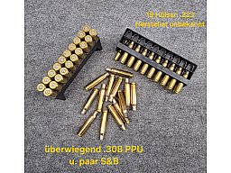 leere Hülsen .223 u. .308 PPU S&B für Wiederlader