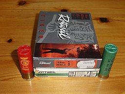 39 Stck. Rottweil Munition Schrot Kal. 16/67,5 in 2,5mm, 3mm, und 3,5mm