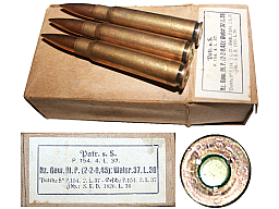 Wehrmacht Päckchen 7,9 mm Patronen mit s.S. Geschoss