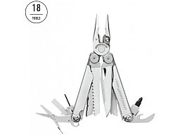 LEATHERMAN WAVE PLUS + Tool 18 Werkzeuge: wechselbarer Drahtschneider, Zange, Säge Bit Diamantfeile
