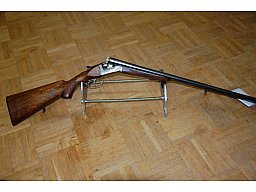 Doppelflinte Aya Habicht Kal 16/70 71cm Läufe, 36,5cm Schaft Schoke 1/1 + 1/2 Auszieher Doppelabz.