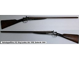 Hahndoppelflinte H.S. King London 12/65