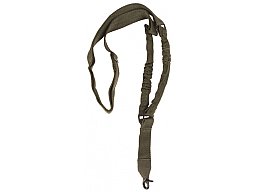 Tact. Gewehrgurt 1-Punkt OLIV 65-123cm m. Bungee / Waffen Tragegurt Trageriemen Gewehrriemen