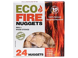 24 St.-Pack Eco Fire Feuernuggets zum Anzünden von Feuer - natürliche Rohstoffe - ungiftig