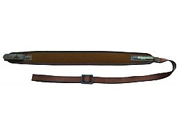 Niggeloh Gewehrriemen / Gurt Universal Neopren braun mit Schnellverschluss *NEU**SONDERPREIS*