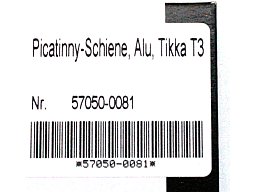 Recknagel (Weaver) Picatinny Schiene für TIKKA T3 X T3 Lite T 3 alle Kaliber inkl. Schrauben NEU!