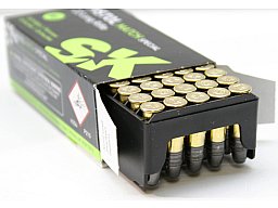 500 Schuss SK PISTOL MATCH SPEZIAL .22 l.r. lfb 2,59g 40gr LRN Blei Rundkopf Wettkampfpatrone 291m/s