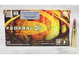 Federal Premium .308 Win. Fusion 150gr. 9,7g 20 Stück 54F308FS1