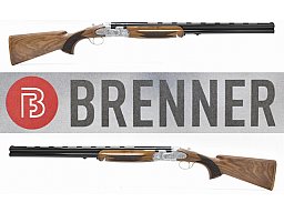NEU ! BRENNER BF20 DELUXE Bockflinte / BDF im Kal. 12/76 Mag. mit Wechselchokes, Einabzug & Ejektor