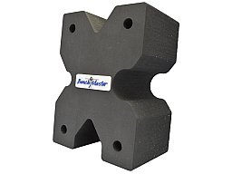 1 x Gewehrauflage X-BLOCK nur 160g für Vier verschiedene Schaftformen ! Hochsitz Schießstand ... !