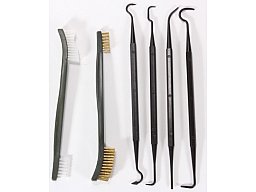 LYMAN PICK AND BRUSH SET | 6-teiliges Waffenreinigungsbesteck | Bronze-Bürste | einfache Reinigung