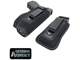 Pistolenholster Gürtelholster Holster fürs verdeckte Tragen Neopren + Magazinholster Glock SIG CZ HK