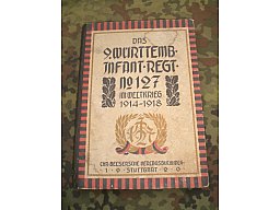 Antiquarisches Buch: Württemb. Infanterie Regiment 127 1914-1918