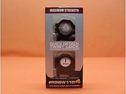 UTG QD Montageringe 1" Low (RG2W1104) Twist Lock Alu schwarz für Picatinnyprofil BH=10mm