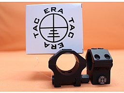 Era-Tac Montageringe 30mm (T5003-0010) mit Mutter, Alu schwarz, BH=10mm für Picatinnyprofil