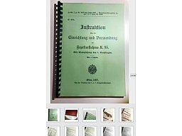 DINA4 Reproduktion Bedienungsanleitung Dienstvorschrift Gewehr Mannlicher M95 Österreich 8 x 56