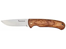 BROWNING Taschenmesser / Pocket Folding Knife | OLIVE WOOD 8cm Olivenholz Griffschalen ACIER MOVA Kl