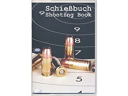 Schießbuch | Schiessbuch für Sportschützen mit PVC Schutzhülle - Motiv Bullet