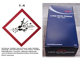 Zünder von CCI 300 Large Pistol