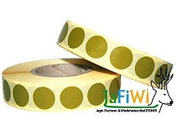 2.000 Stück SCHUSSPFLASTER 20mm auf ROLLE > Farbe: Grün | GREEN > 2000er Rolle | SONDERPREIS NEU !