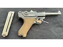 Pistole DWM 08 1918 - bis auf Magazin nummerngleich WK II WW II