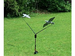 Taubenkarussell Krähenkarussell inkl. 12 V Akku