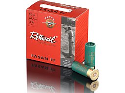 25 Schuss Jagd / Sport Schrotpatronen ROTTWEIL FASAN FF 20/67,5 24g 2,0mm #9 380m/s Jagd Parcours