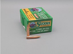 Sierra MatchKing Geschosse – 100 Stück – #1740 – Kaliber 6,5 mm / .264 – 140 gr HPBT
