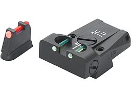 LPA TTF Visier für CZ M75 / 85 Fibre-Optik Kimme verstellbar + Korn | GRÜN + ROT ! Nicht Shadow1 SP