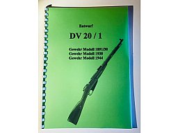 Nachdruck NVA Dienstvorschrift in deutsch Mosin Nagant 7,62 × 54 mm R Moisin DDR