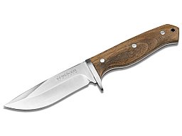 Böker Magnum Walnut Drop- Lederscheide - §42a konform- Walnussgriff