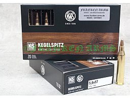 RWS Kegelspitz 5,6x57 74gr. 4,8g 20 Stück 2116715